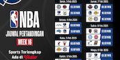 Jadwal Live Streaming Pertandingan Pekan 16 NBA 2024/2025 di Vidio