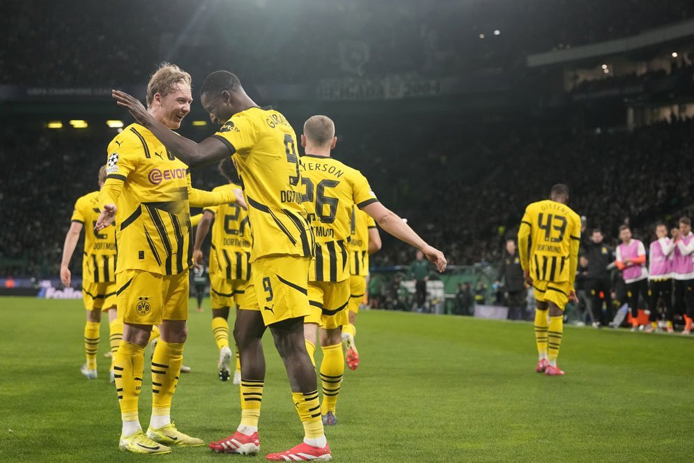 Hasil Liga Champions: Pesta Gol Dortmund di Markas Sporting CP Hasil Liga Champions: Pesta Gol Dortmund di Markas Sporting CP
