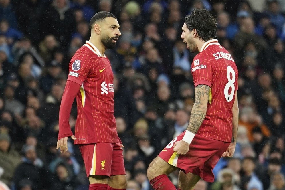 Aksi Brilian Mohamed Salah Kontra Man City, Rekornya Kini Selevel Messi