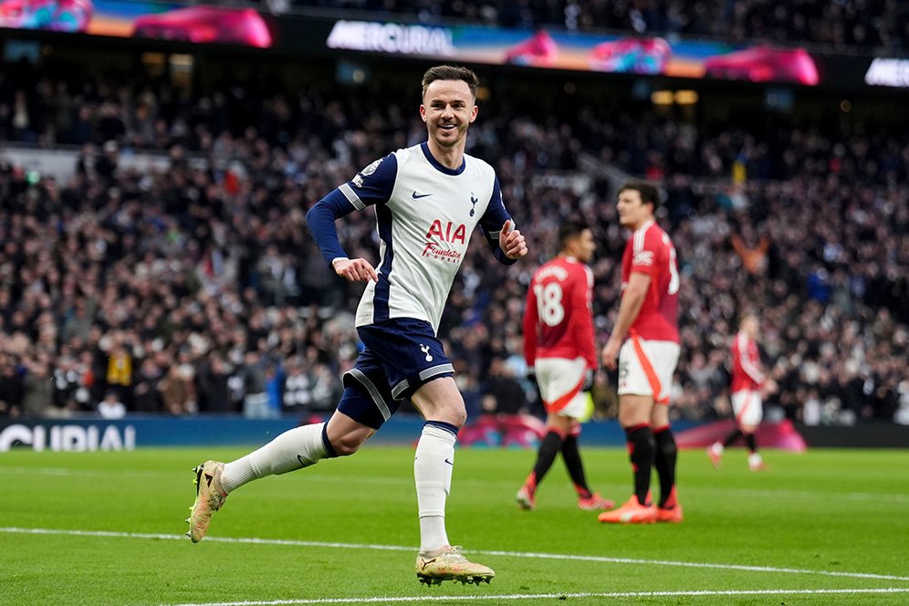 James Maddison dan Guglielmo Vicario, Dua Pahlawan Kemenangan Tottenham atas MU