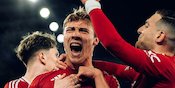Aman! Rasmus Hojlund Takkan Disanksi FA Karena Selebrasi Gorok Leher Khas Dirinya