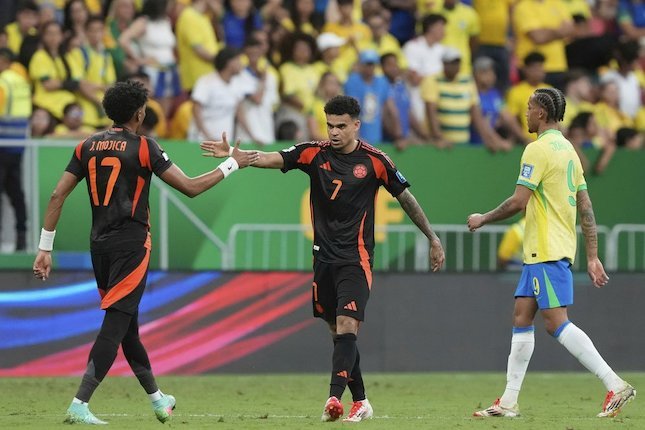 Starting XI dan Statistik Pertandingan Brasil vs Kolombia