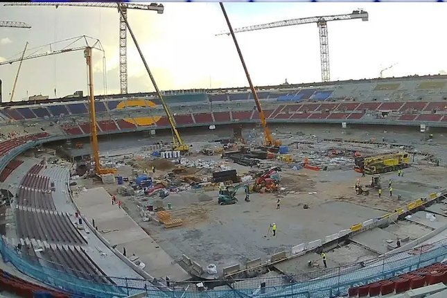 Camp Nou Masih Belum Siap Camp Nou Masih Belum Siap