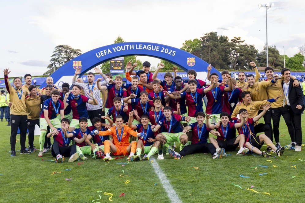 Barcelona Semakin Dekat dengan Treble Eropa Usai Juara UEFA Youth League