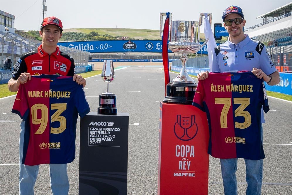 MotoGP Sambut Final Copa del Rey, Marquez Bros Dukung Barcelona, Siapa Rider yang Dukung Real Madrid? MotoGP Sambut Final Copa del Rey, Marquez Bros Dukung Barcelona, Siapa Rider yang Dukung Real Madrid?