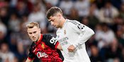 Hasil Real Madrid vs Real Mallorca: Skor 2-1