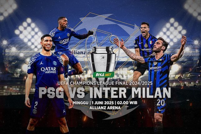 Final Liga Champions Menanti Inter Milan