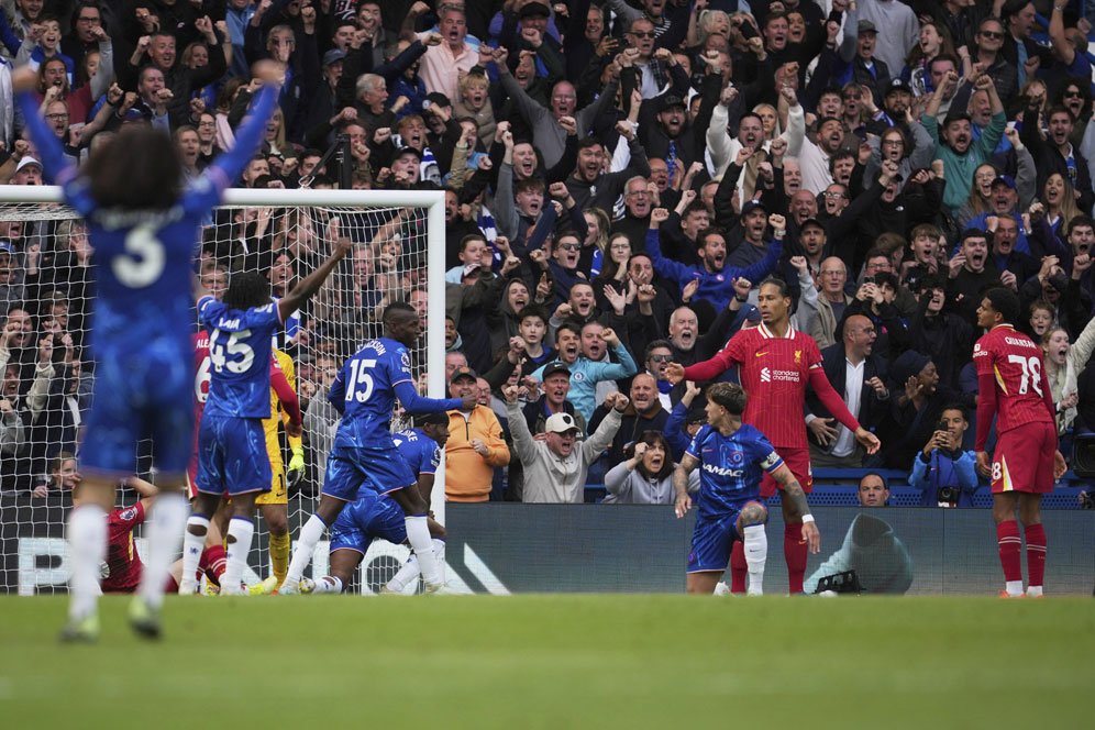 Hasil Chelsea vs Liverpool: Skor 3-1