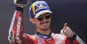 Pecco Bagnaia Sebut Finis Ketiga di MotoGP Aragon Bagai Kemenangan Usai Ganti Cakram Rem Motor Pecco Bagnaia Sebut Finis Ketiga di MotoGP Aragon Bagai Kemenangan Usai Ganti Cakram Rem Motor
