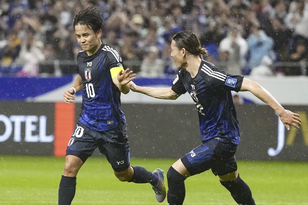 Momen-momen Menarik Indonesia vs Jepang: Emil Audero Jatuh Bangun Tahan Serangan Lawan, No Look Pass Kubo, Selebrasi Kagebunshin No Jutsu