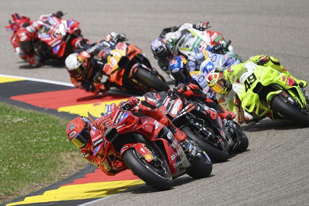 Hanya 10 Pembalap Finis di MotoGP Jerman 2025, Ini Daftar Balapan dengan Finisher Paling Sedikit dalam Sejarah