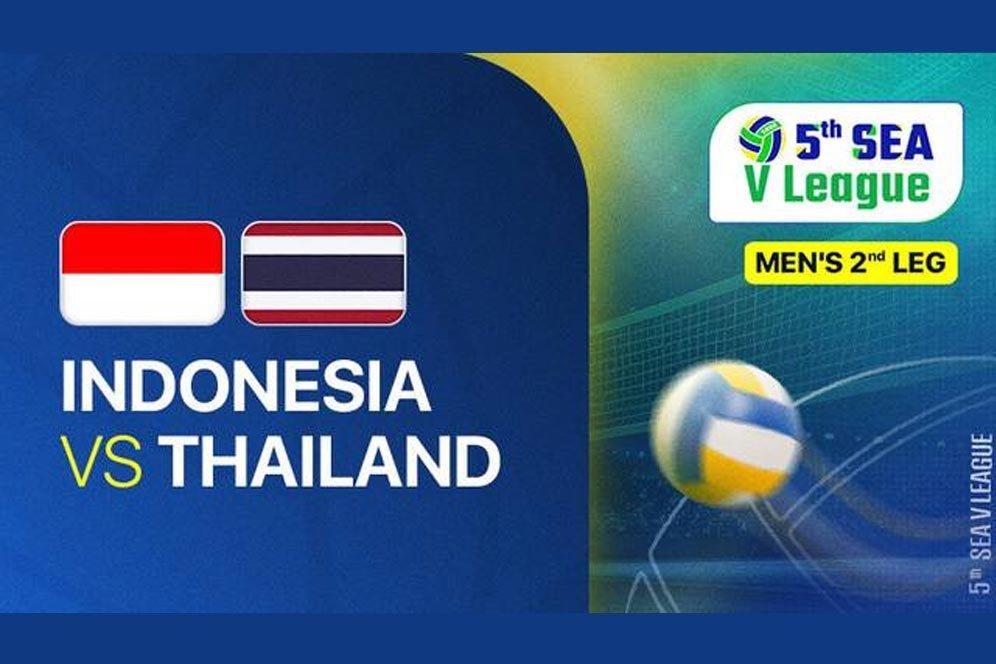 Jadwal Live Streaming Indonesia vs Thailand di SEA V League 2025 Putra di Vidio, 20 Juli 2025