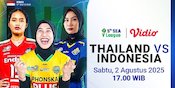 Nonton Live Streaming Turnamen SEA V League 2025 - Thailand vs Indonesia di Vidio Nonton Live Streaming Turnamen SEA V League 2025 - Thailand vs Indonesia di Vidio