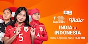Live Stream AFC U-20 Womens Asian Cup 2026 Qualifiers - India vs Indonesia di Vidio