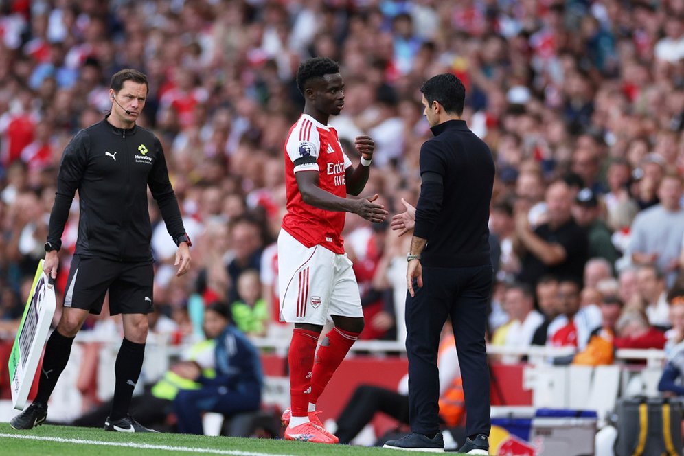 Bukayo Saka Martin Odegaard Jadi 'Tumbal' Pesta Gol Arsenal atas Leeds United