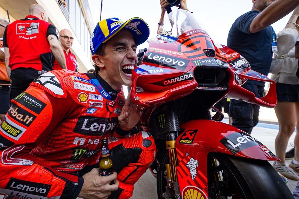 Kantongi 23 Kemenangan di MotoGP 2025, Marc Marquez Sebut Dominasinya Tidak Wajar Kantongi 23 Kemenangan di MotoGP 2025, Marc Marquez Sebut Dominasinya Tidak Wajar