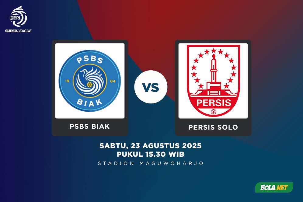 Prediksi BRI Super League: PSBS Biak vs Persis Solo 23 Agustus 2025