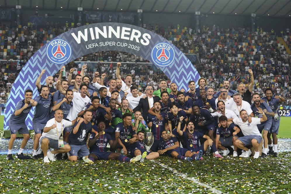 PSG Catat Sejarah, Jadi Klub Prancis Pertama Juara UEFA Super Cup
