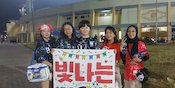 Kelly Lee, Suporter Asal Korea Selatan yang Bawa Dukungan Khusus untuk Cho Sang-hyeok di Sidoarjo