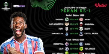 Cek Jadwal dan Nonton UEFA Conference League 2025/26: Hanya di Vidio