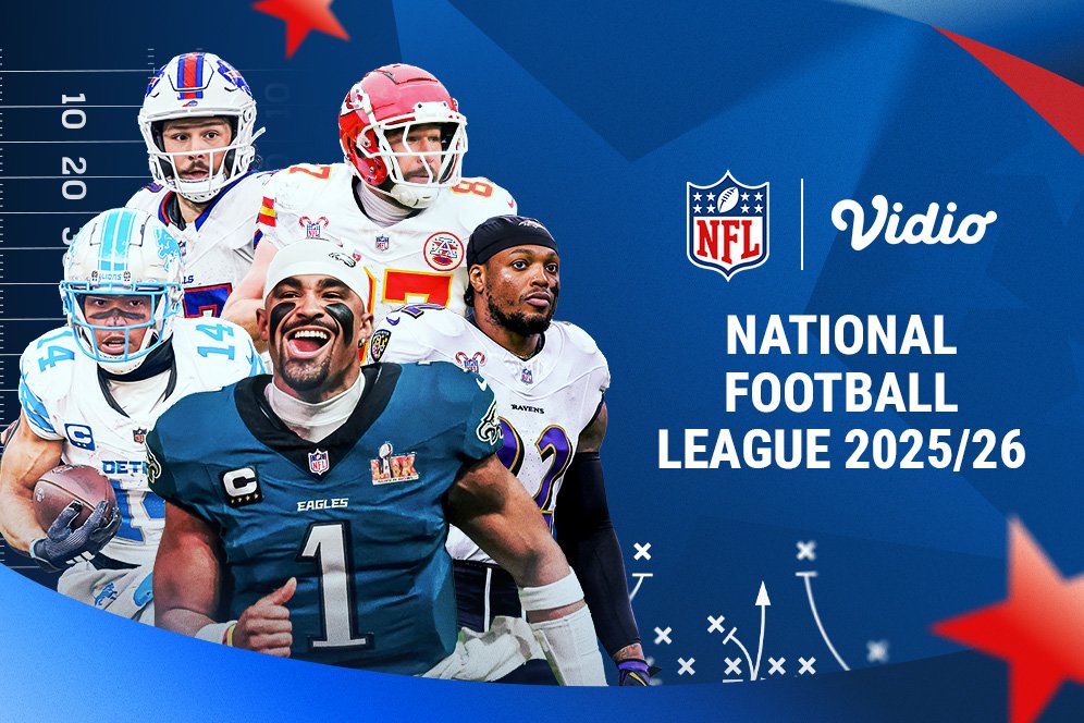 Yuk Nonton NFL 2025/2026 Eksklusif Hanya di Vidio