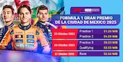 Saksikan dan Nonton F1 GP Meksiko 2025: Tayang Eksklusif di Vidio