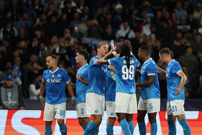 Rasmus Hojlund Menajam di Napoli Rasmus Hojlund Menajam di Napoli