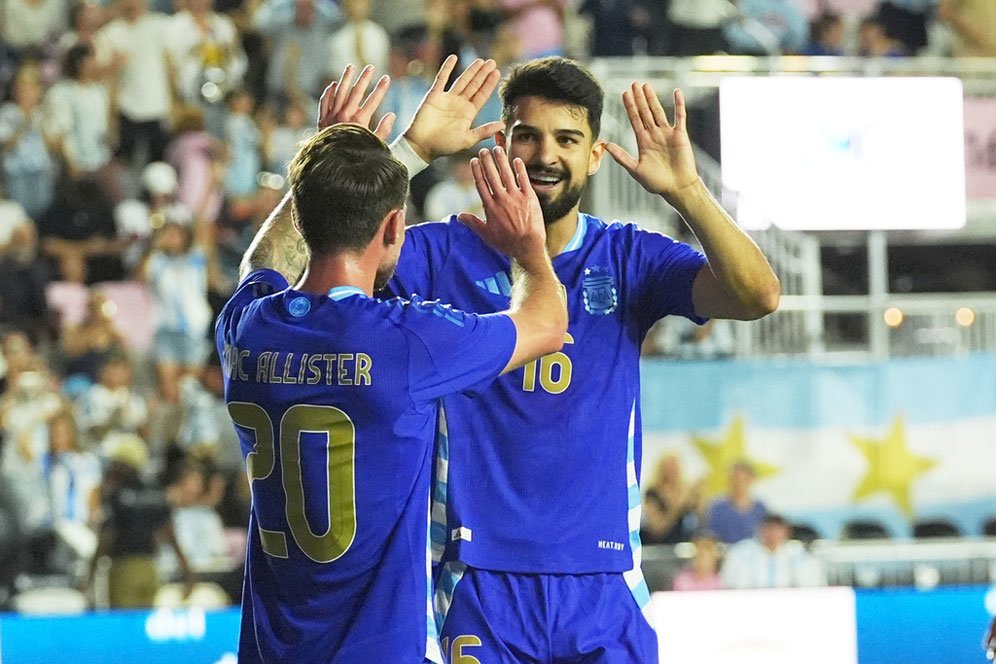 Hasil Puerto Rico vs Argentina: Mac Allister & Martinez Bikin Brace, Tango Pesta Gol
