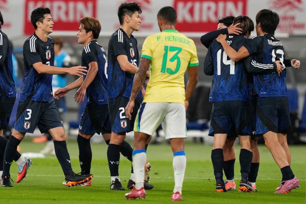 Comeback Spektakuler! Jepang Balikkan Keadaan dan Taklukkan Brasil 3-2