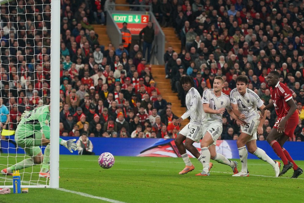 3 Fakta Menarik dari Kekalahan 1-2 Liverpool vs Manchester United di Anfield