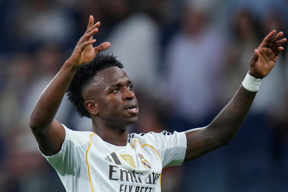 Bukan Cuma soal Dua Gol! Ini Alasan Xabi Alonso Sebut Peran Vinicius Jr Sangat Menentukan Bukan Cuma soal Dua Gol! Ini Alasan Xabi Alonso Sebut Peran Vinicius Jr Sangat Menentukan