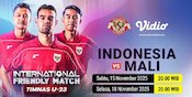 Nonton Timnas Indonesia U-23 vs Mali U-23 Eksklusif di Vidio