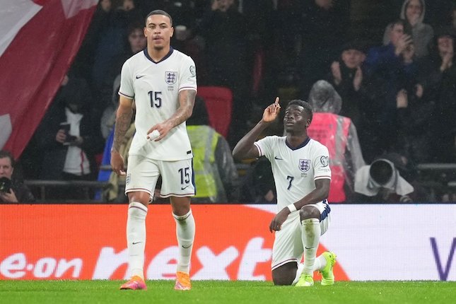 Bukayo Saka Pecah Kebuntuan, Inggris Kuasai Laga Bukayo Saka Pecah Kebuntuan, Inggris Kuasai Laga