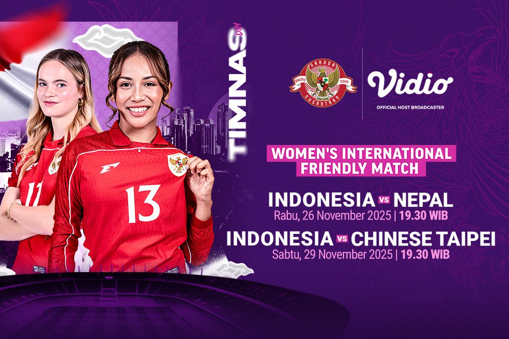Simak Jadwal Timnas Indonesia Putri: FIFA Womens Friendly Match, Saksikan Eksklusif di Vidio Simak Jadwal Timnas Indonesia Putri: FIFA Womens Friendly Match, Saksikan Eksklusif di Vidio