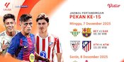 Simak Jadwal La Liga Pekan ke-15 2025/26, Tayang Eksklusif di Vidio Simak Jadwal La Liga Pekan ke-15 2025/26, Tayang Eksklusif di Vidio