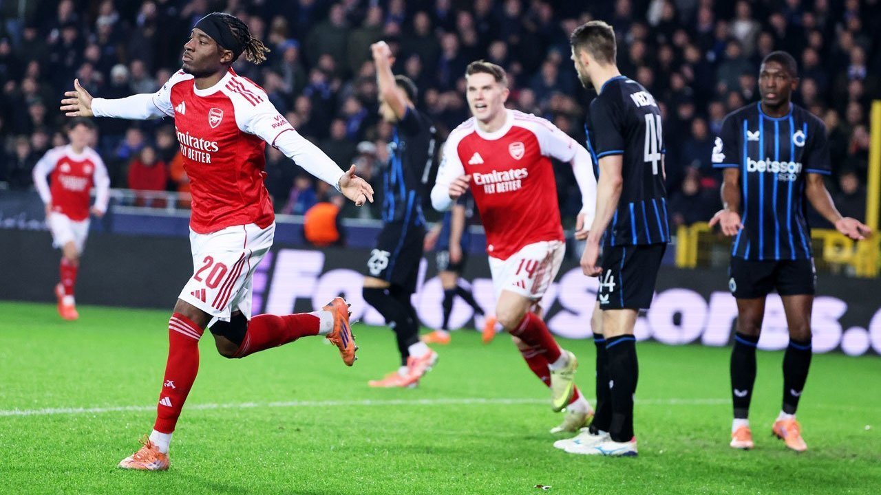 Man of the Match Club Brugge vs Arsenal: Noni Madueke