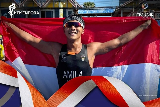 Rashif Amila Yaqin Raih 3 Emas, 1 Perak, dan 1 Perunggu