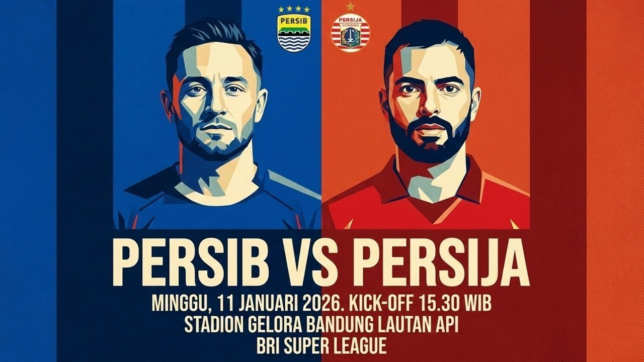 Prediksi BRI Super League: Persib vs Persija Jakarta 11 Januari 2026