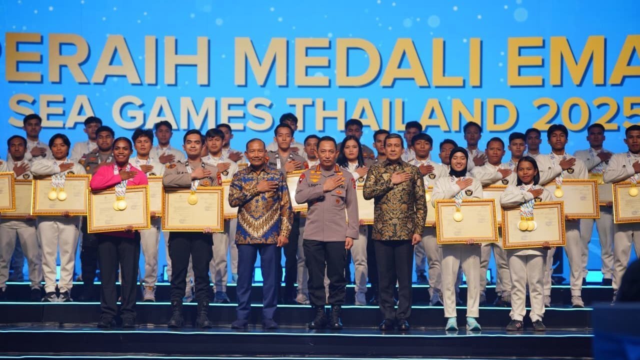Berprestasi di SEA Games, 38 Atlet Polri dan 101 Atlet Non-Polisi Dapat Apresiasi Kapolri Berprestasi di SEA Games, 38 Atlet Polri dan 101 Atlet Non-Polisi Dapat Apresiasi Kapolri