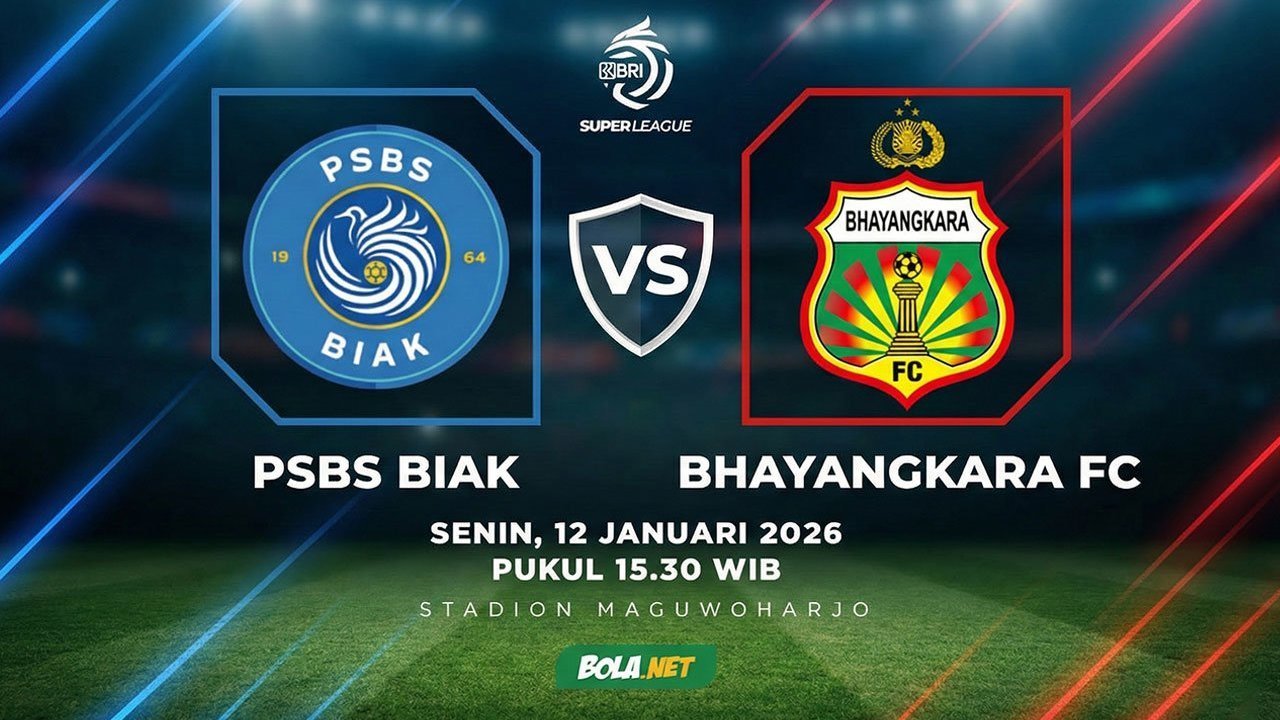 Prediksi BRI Super League: PSBS Biak vs Bhayangkara FC 12 Januari 2026 Prediksi BRI Super League: PSBS Biak vs Bhayangkara FC 12 Januari 2026