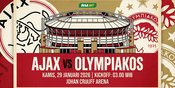 Live Streaming Ajax vs Olympiacos - Link Nonton Liga Champions/UCL di Vidio Live Streaming Ajax vs Olympiacos - Link Nonton Liga Champions/UCL di Vidio