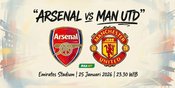 Arsenal vs Man Utd: Ujian Emirates, Statistik Tak Bersahabat Mengadang Setan Merah