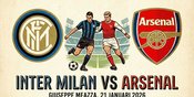 Link Live Streaming Liga Champions Inter vs Arsenal di Vidio, Rabu 21 Januari 2026 Link Live Streaming Liga Champions Inter vs Arsenal di Vidio, Rabu 21 Januari 2026