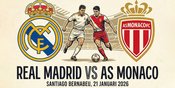 Link Live Streaming Liga Champions Real Madrid vs Monaco di Vidio, Rabu 21 Januari 2026