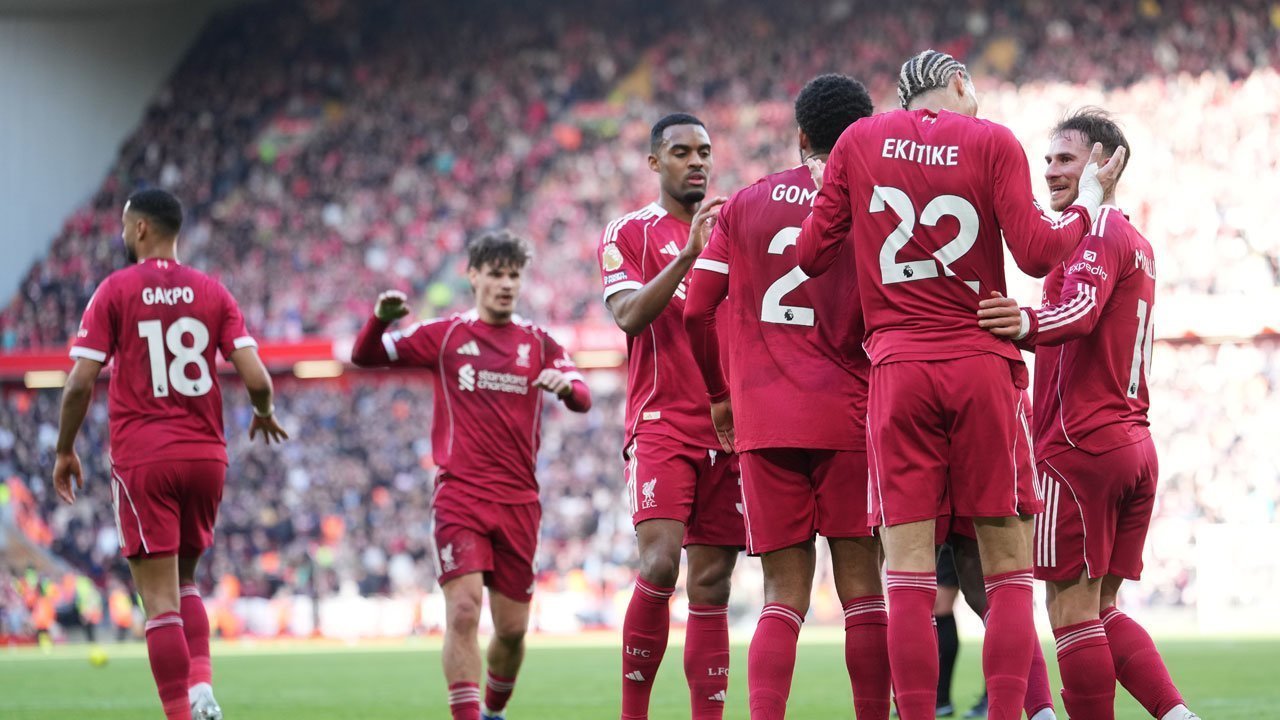 Rapor Pemain Liverpool vs West Ham: Ekitike Josjis, Gakpo Buka Puasa Gol, Salah Anteng-anteng Saja