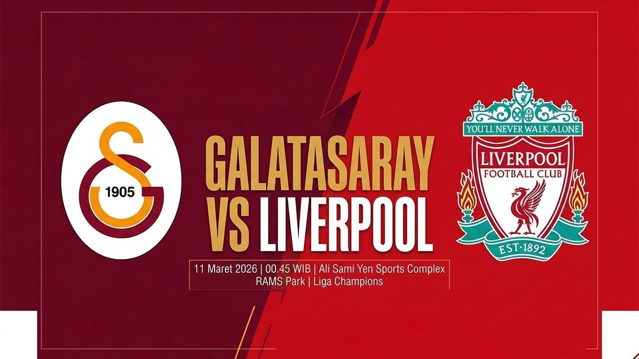 Link Live Streaming Galatasaray vs Liverpool di Liga Champions, Rabu 11 Maret 2026 di Vidio