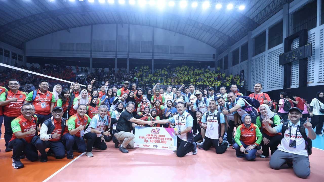 Jakarta Pertamina Enduro Juara Putaran Pertama Final Four Proliga 2026: Megawati Hangestri Dkk Kantongi Rp60 Juta Jakarta Pertamina Enduro Juara Putaran Pertama Final Four Proliga 2026: Megawati Hangestri Dkk Kantongi Rp60 Juta