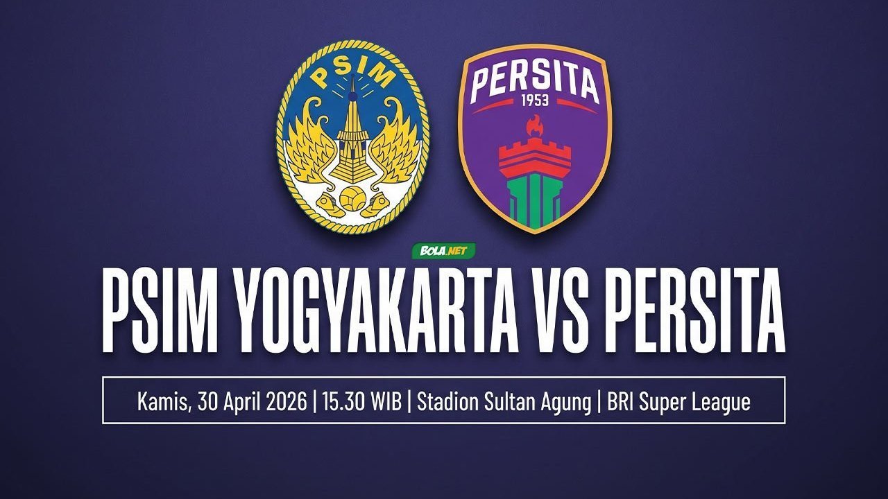 Jadwal dan Link Streaming PSIM vs Persita di Indosiar dan Vidio - Pekan 30 BRI Super League 2025/2026 Jadwal dan Link Streaming PSIM vs Persita di Indosiar dan Vidio - Pekan 30 BRI Super League 2025/2026