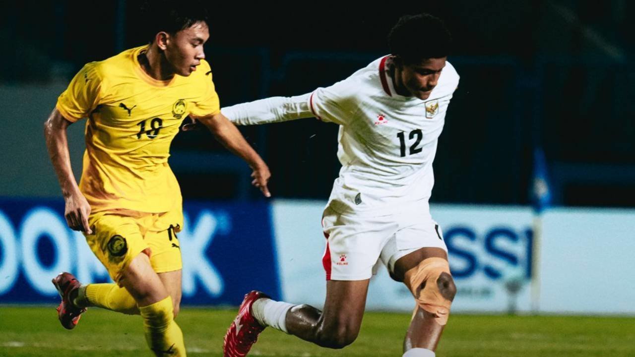 Hasil Timnas Indonesia U-17 vs Malaysia: Garuda Muda Tumbang 0-1