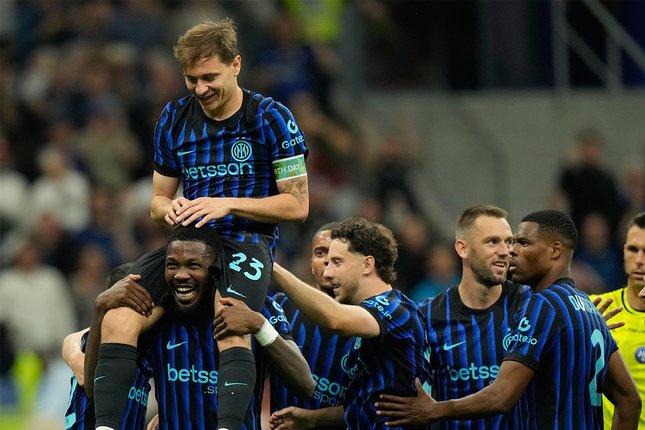Pujian Marcus Thuram untuk Nicolo Barella Pujian Marcus Thuram untuk Nicolo Barella